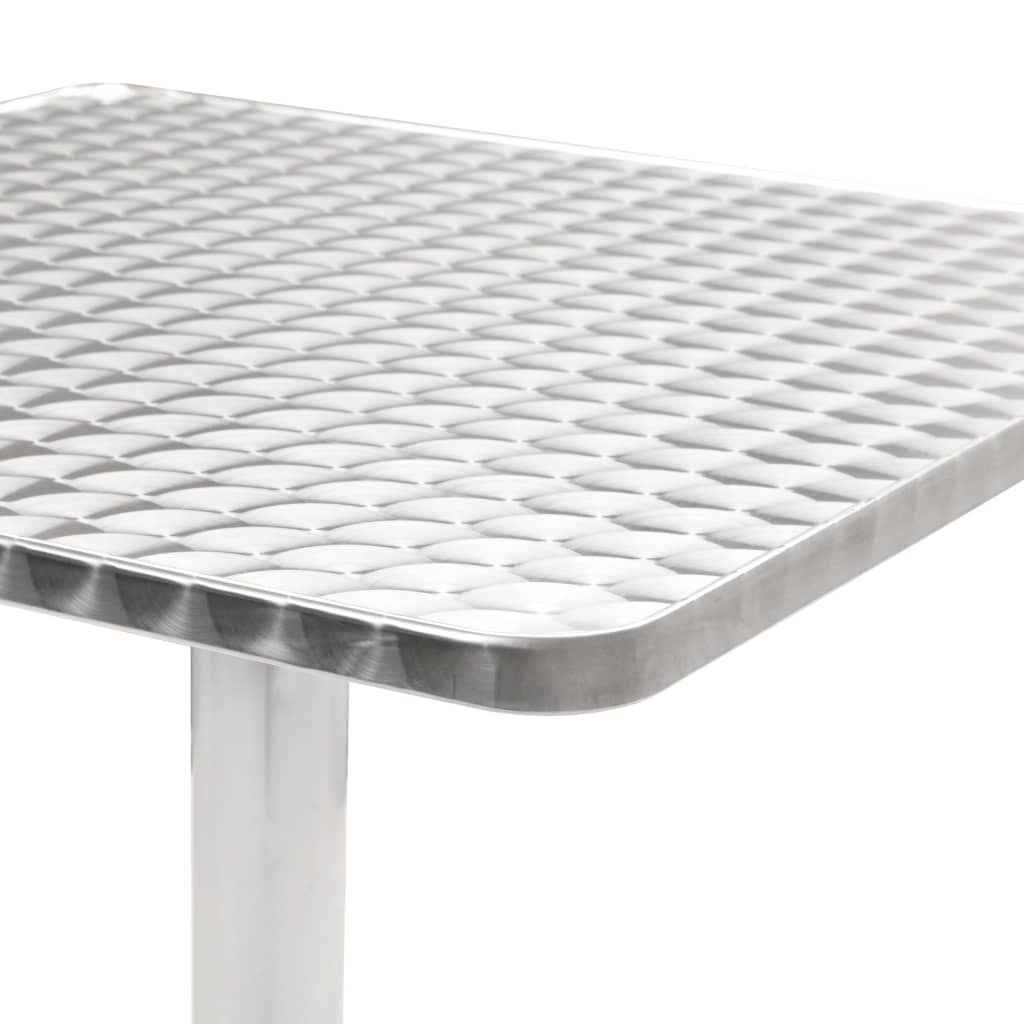 Tuintafel Aluminium Zilverkleurig