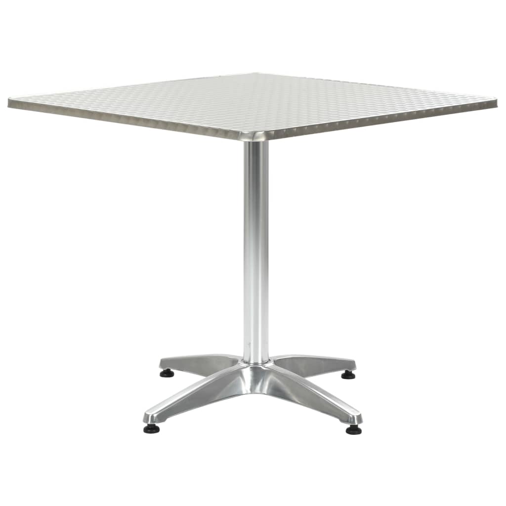 Tuintafel Aluminium Zilverkleurig
