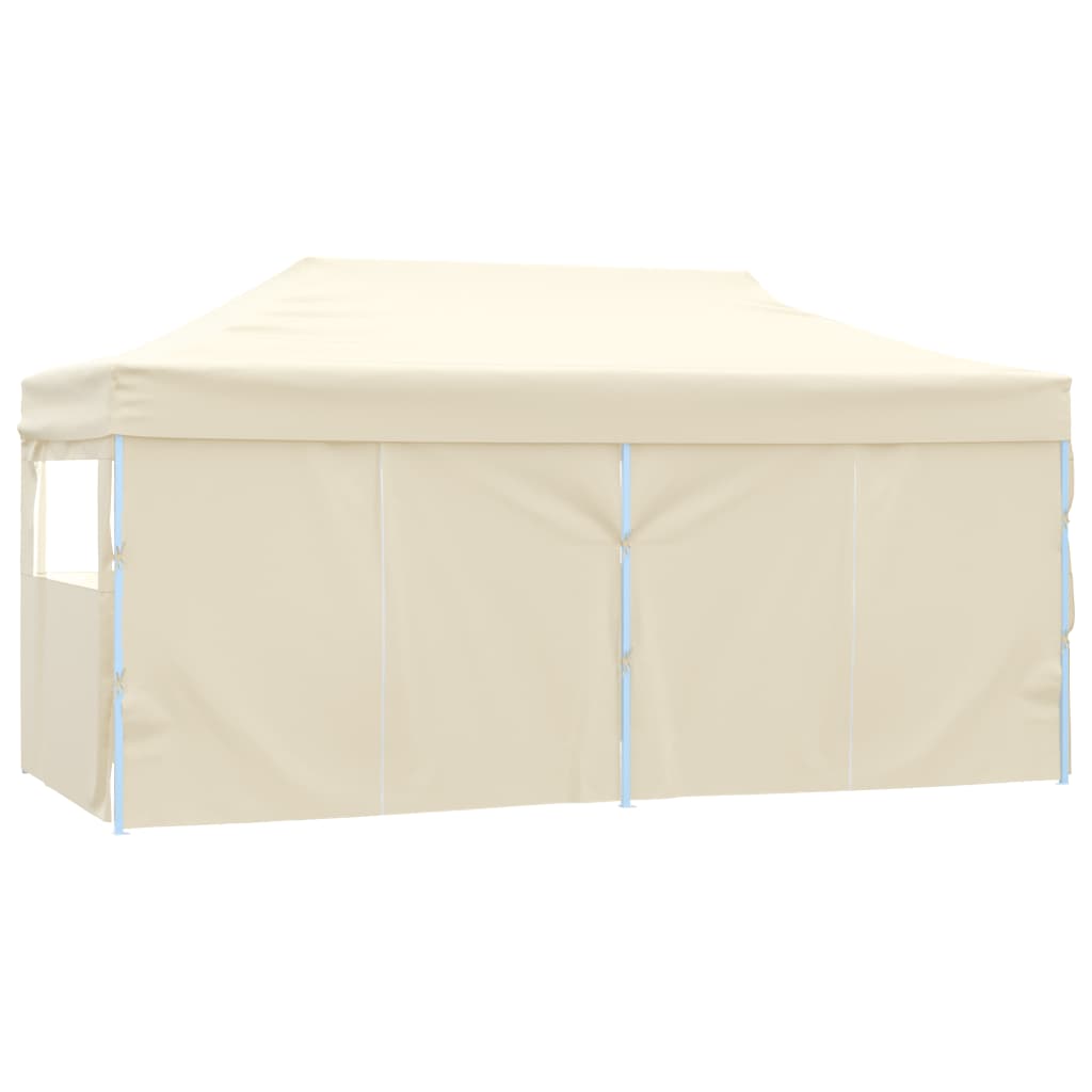 Partytent Met 4 Zijwanden Inklapbaar 3X6 M Staal