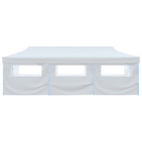 Partytent Pop-Up Met 8 Zijwanden 3X9 M Wit