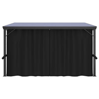 Prieel Met Gordijn 405X294X244 Cm Antraciet