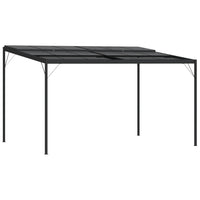 Prieel Met Dak 4X3X2,5 M Aluminium En Staal Antracietkleurig