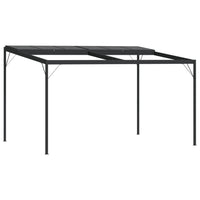 Prieel Met Dak 4X3X2,5 M Aluminium En Staal Antracietkleurig