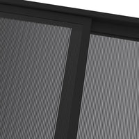 Prieel Met Dak 4X3X2,5 M Aluminium En Staal Antracietkleurig