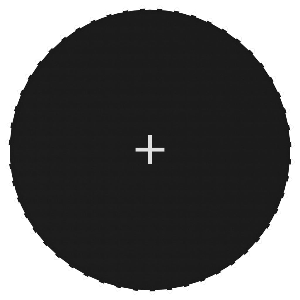 Springmat Voor 15 Feet/4,57 M Ronde Trampoline Stof Zwart