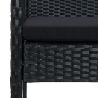 Loungeset Met Kussens Poly Rattan