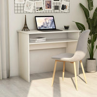 Bureau 90X50X74 Cm Bewerkt Hout Kleurig