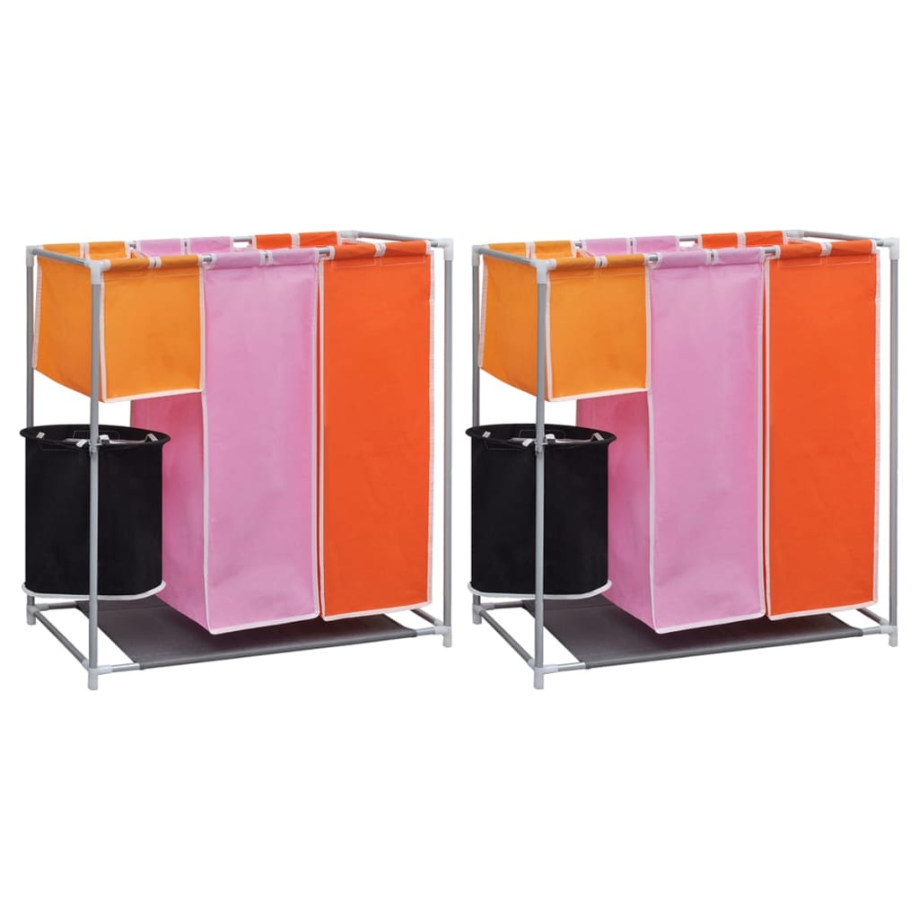 3-Delige Wassorteerders Met Wasmand