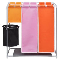 3-Delige Wassorteerders Met Wasmand