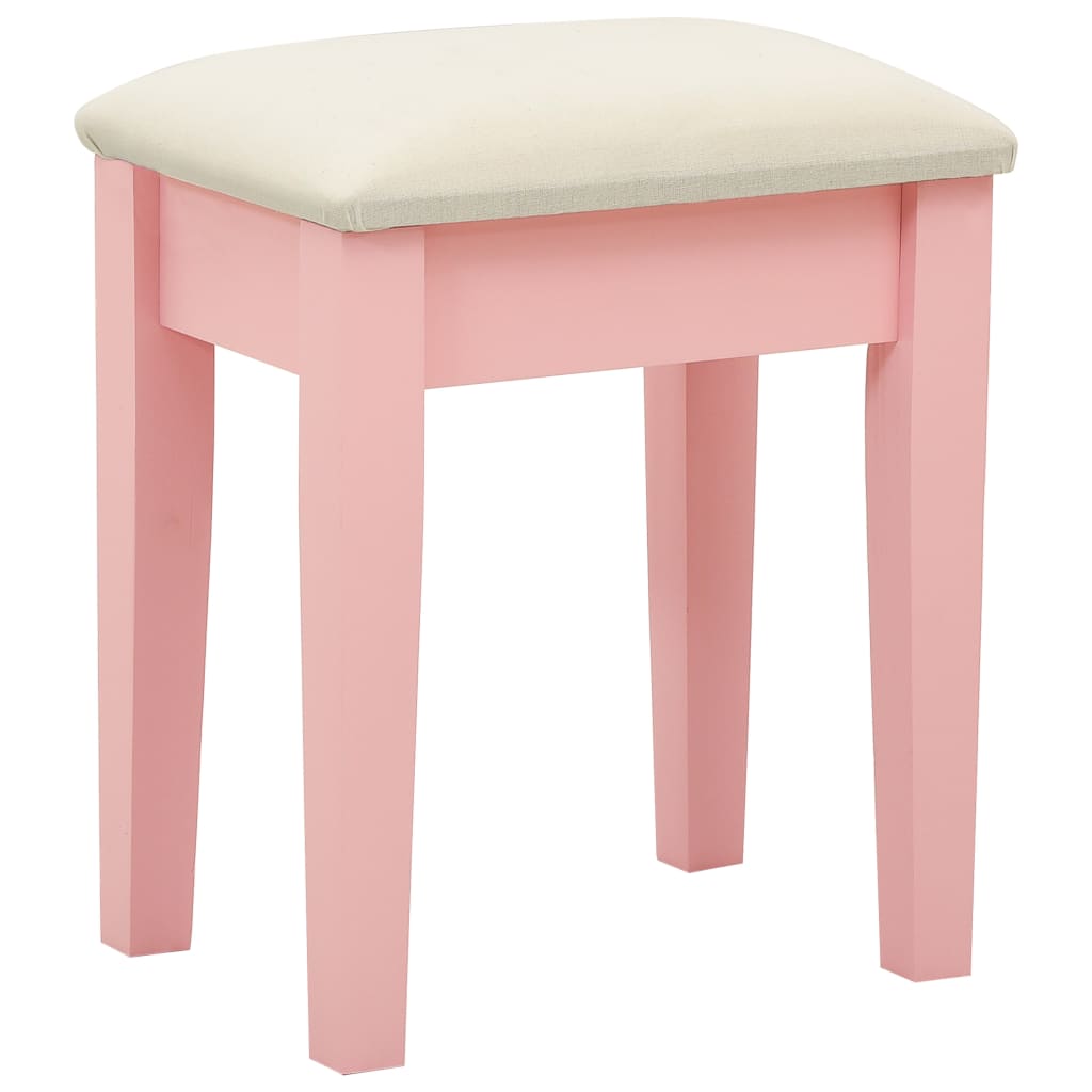 Kaptafel Met Kruk 65X36X128 Cm Paulowniahout Mdf