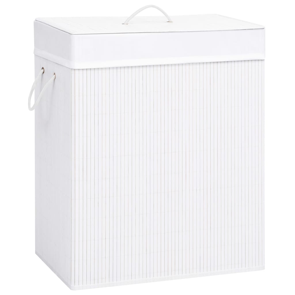 Wasmand Met 2 Vakken 72 L Bamboe