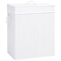 Wasmand Met 2 Vakken 72 L Bamboe