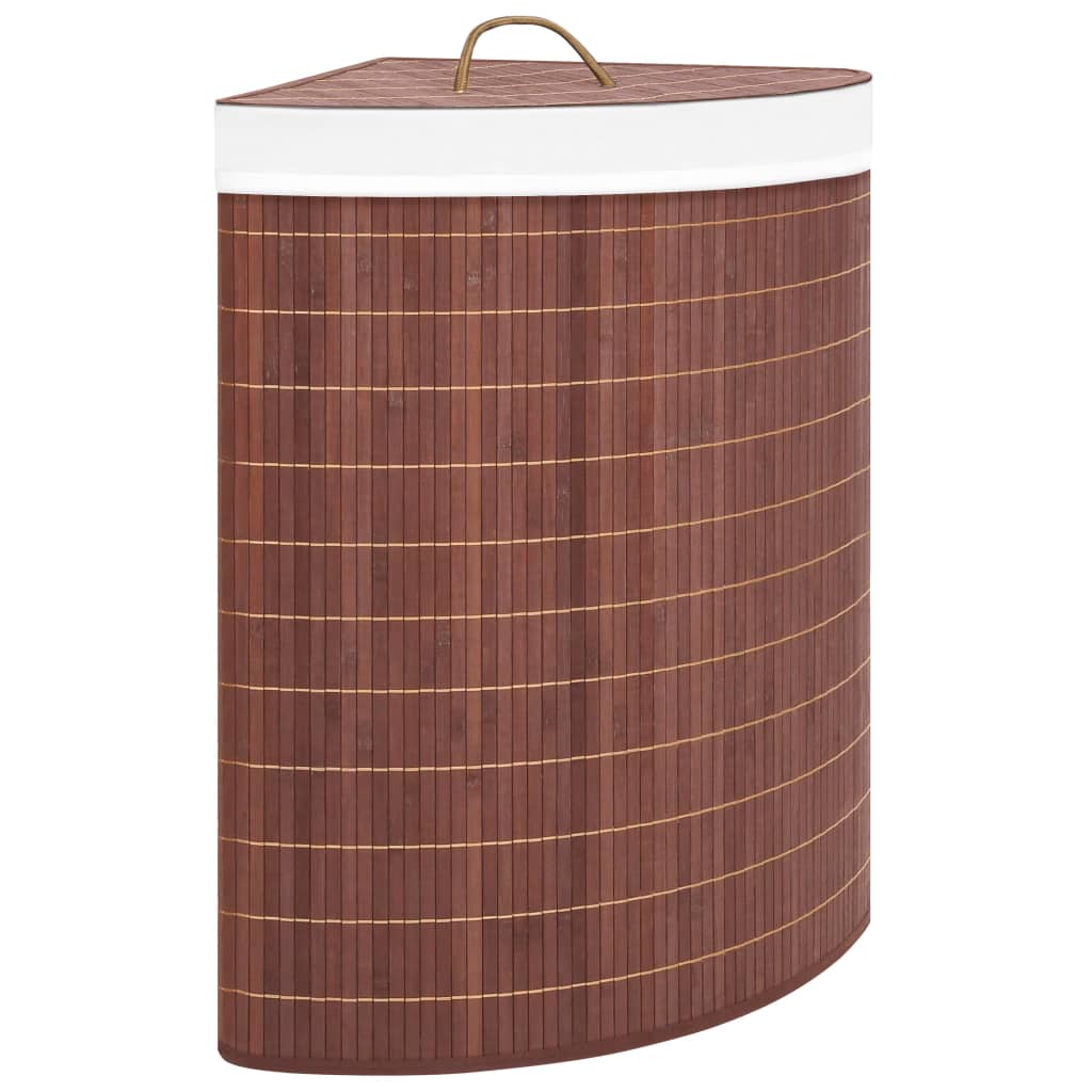 Hoekwasmand 60 L Bamboe