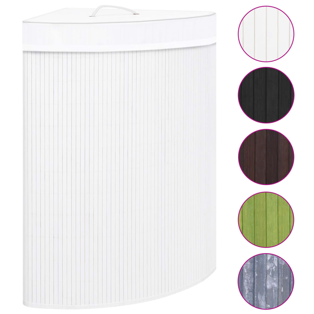 Hoekwasmand 60 L Bamboe