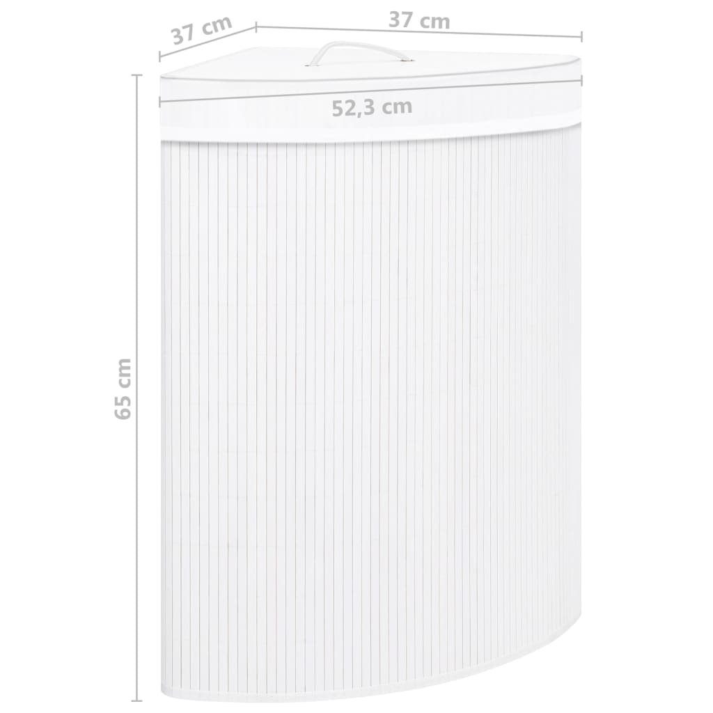 Hoekwasmand 60 L Bamboe