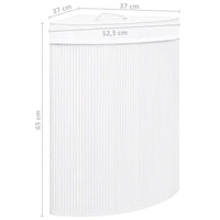 Hoekwasmand 60 L Bamboe
