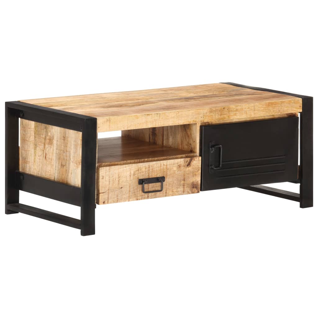 Salontafel 100X50X40 Cm Ruw Mangohout