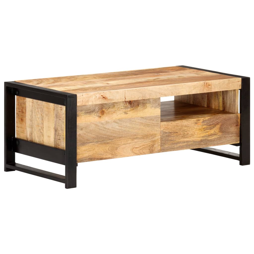 Salontafel 100X50X40 Cm Ruw Mangohout