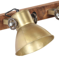 Wandlamp Industrieel E27 65X25 Cm Messingkleurig