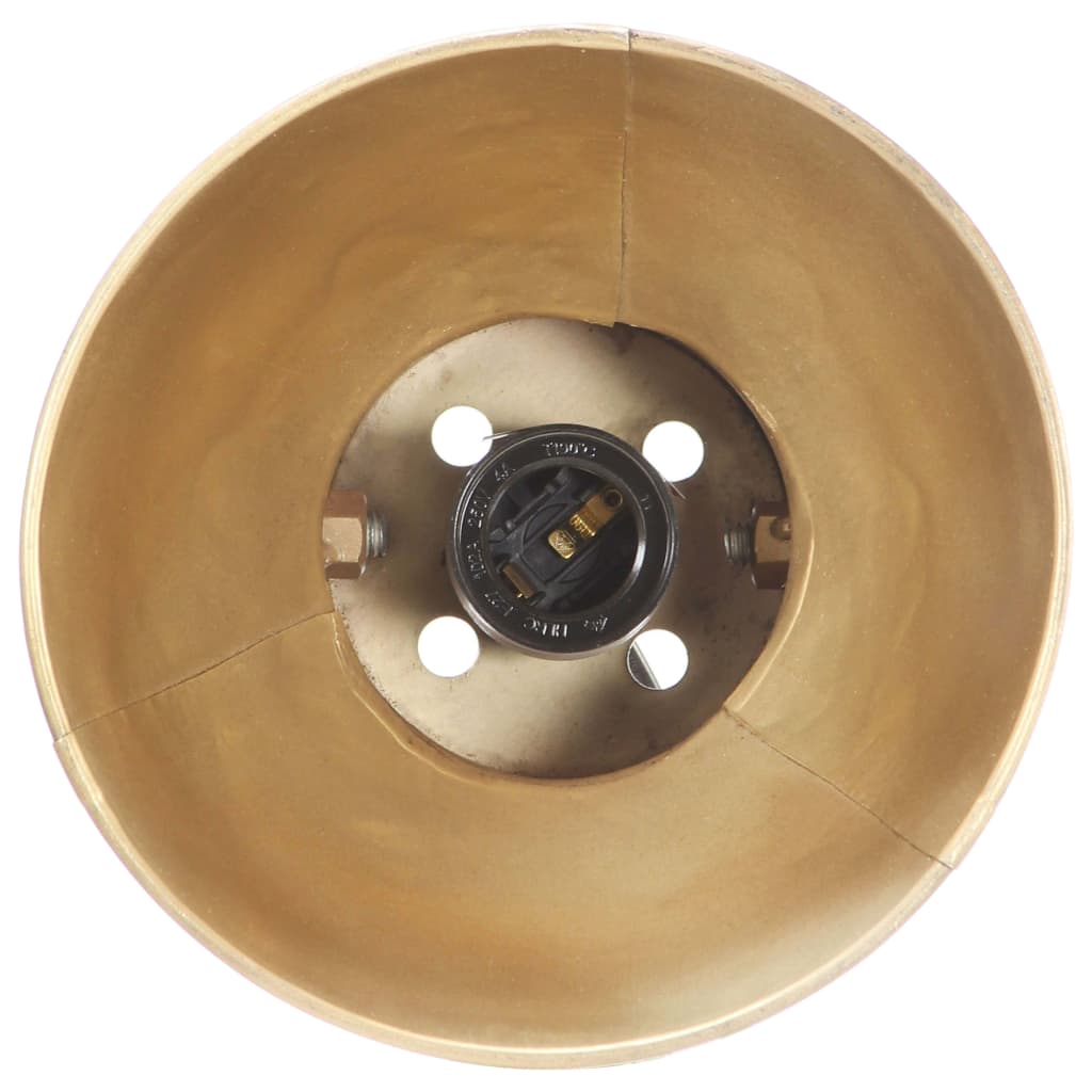 Wandlamp Industrieel E27 65X25 Cm Messingkleurig