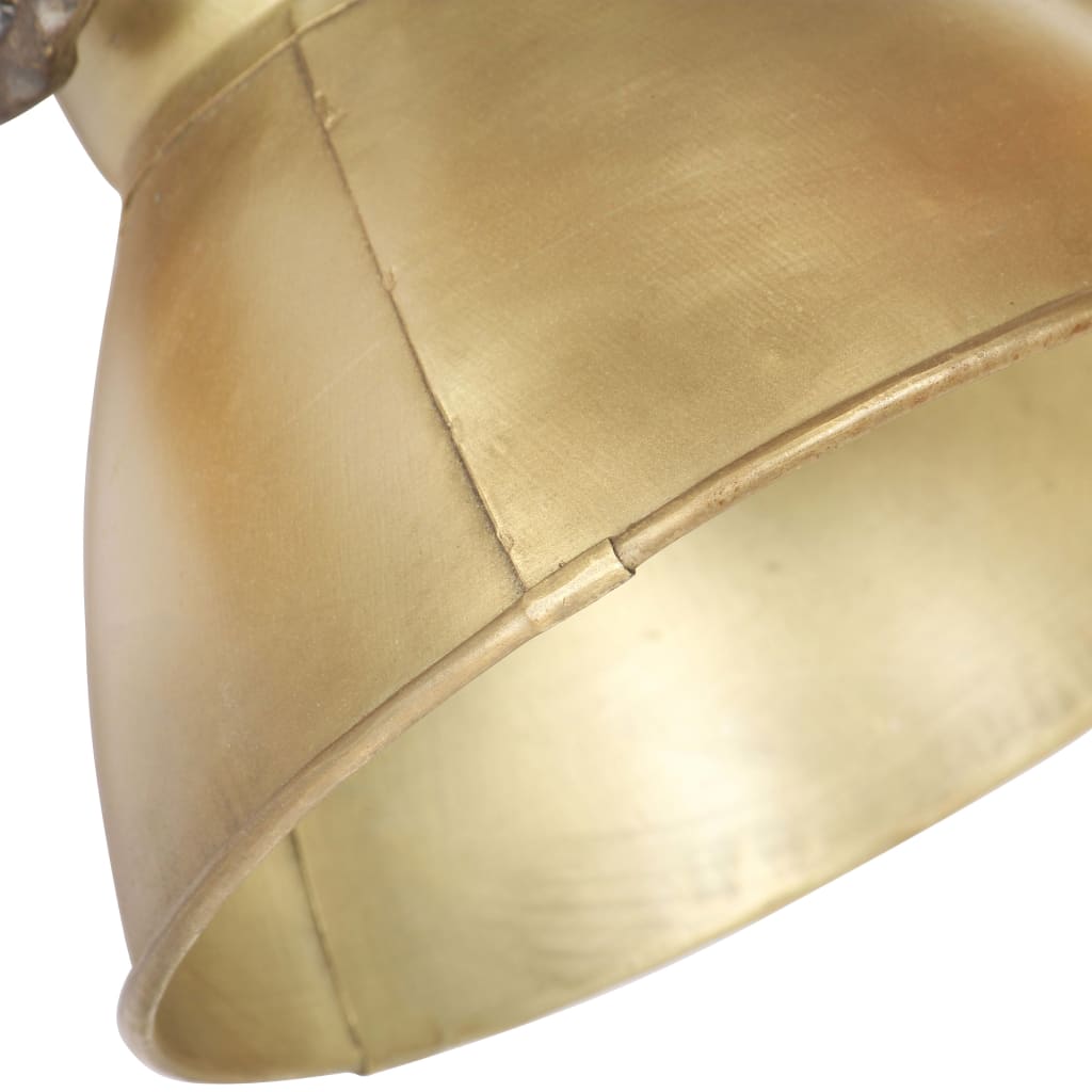 Wandlamp Industrieel E27 65X25 Cm Messingkleurig