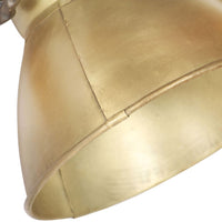 Wandlamp Industrieel E27 65X25 Cm Messingkleurig