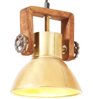 Hanglamp Industrieel Rond 25 W E27 19 Cm Messingkleurig Koper