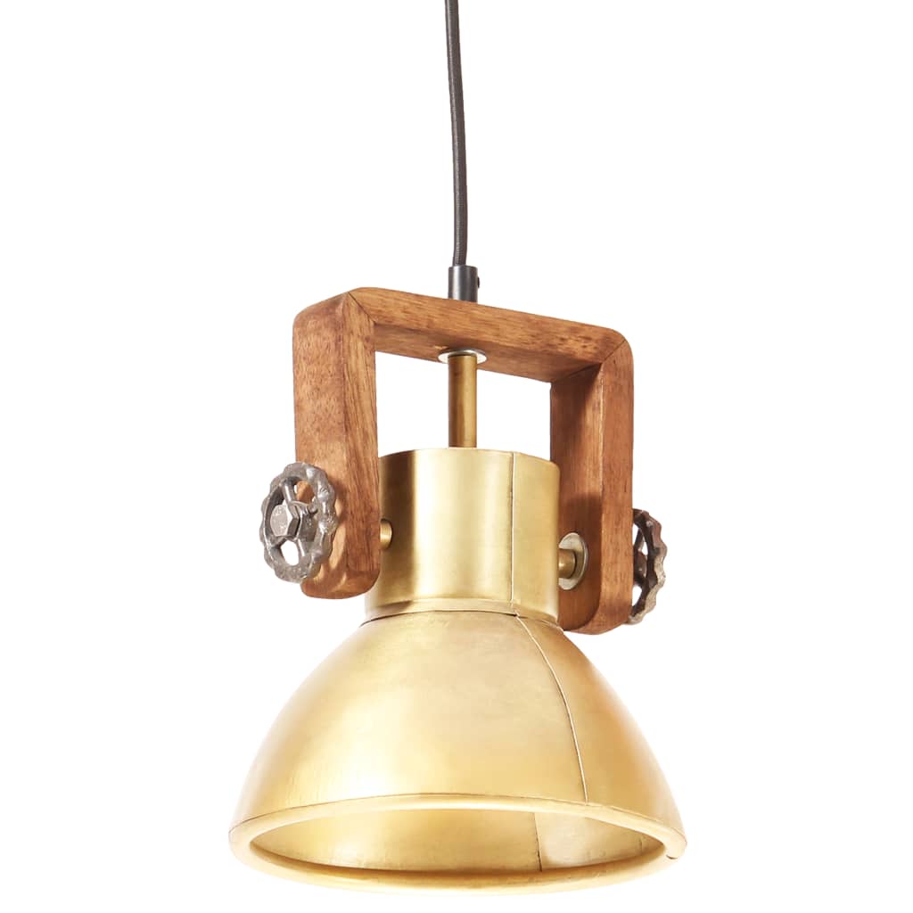 Hanglamp Industrieel Rond 25 W E27 19 Cm Messingkleurig Koper