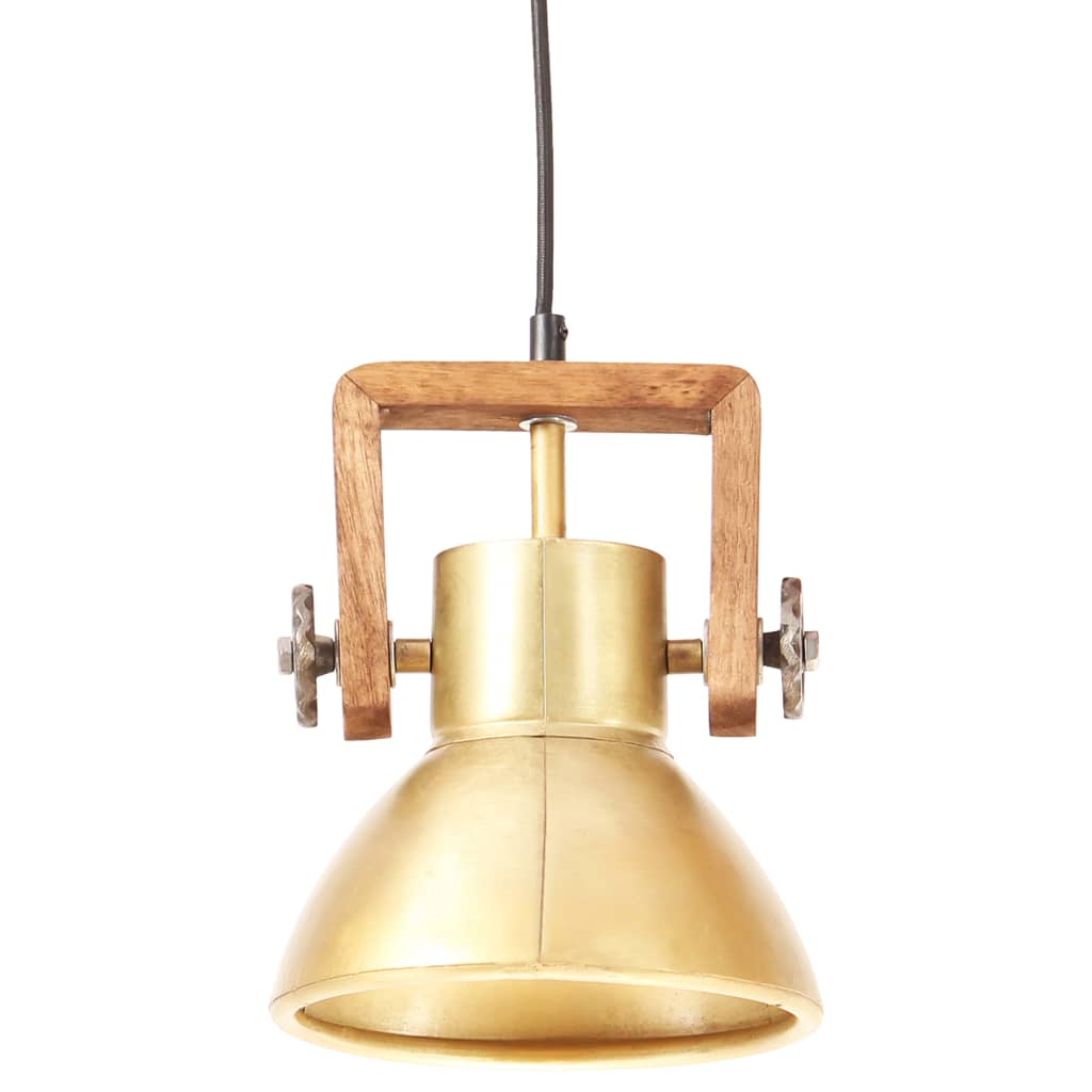 Hanglamp Industrieel Rond 25 W E27 19 Cm Messingkleurig Koper