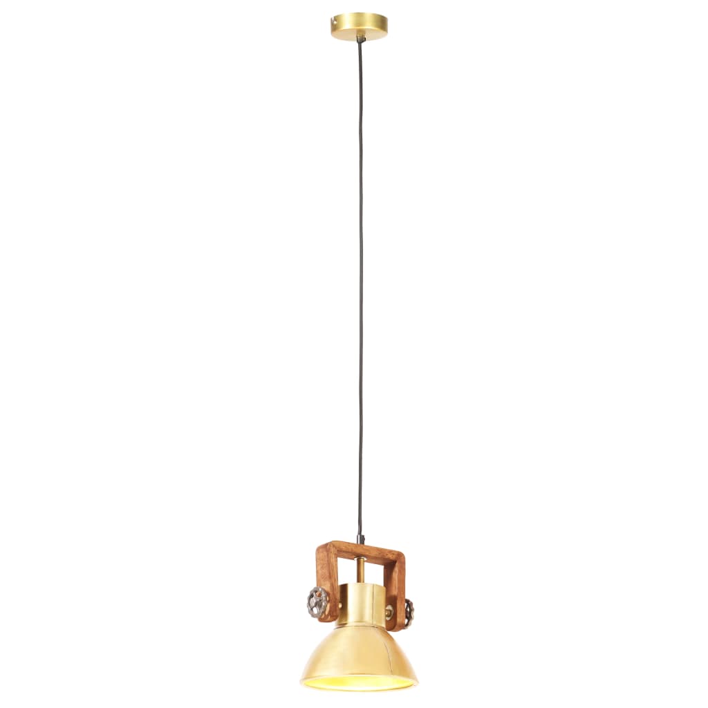 Hanglamp Industrieel Rond 25 W E27 19 Cm Messingkleurig Koper