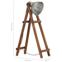 Vloerlamp E27 Massief Mangohout Kleurig