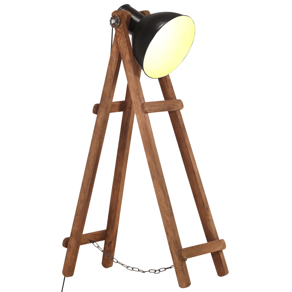 Vloerlamp E27 Massief Mangohout Kleurig