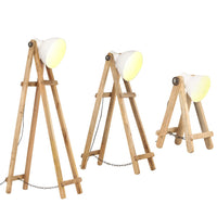 Vloerlampen E27 Massief Mangohout
