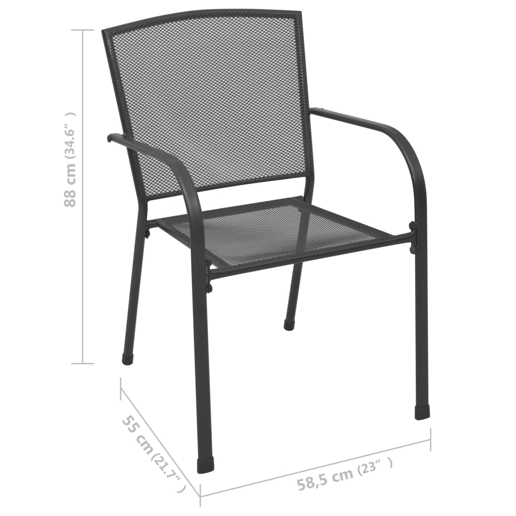 Tuinstoelen Mesh Ontwerp Staal