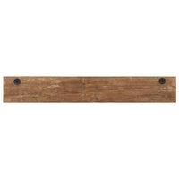 Wandkapstok Met 5 Haken 100X2,5X15 Cm Massief Gerecycled Hout