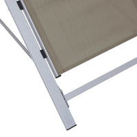 Ligbed Textileen En Aluminium