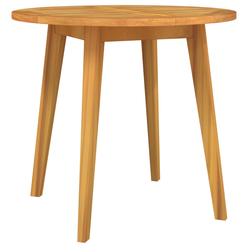 Tuintafel Ø85X75 Cm Massief Acaciahout