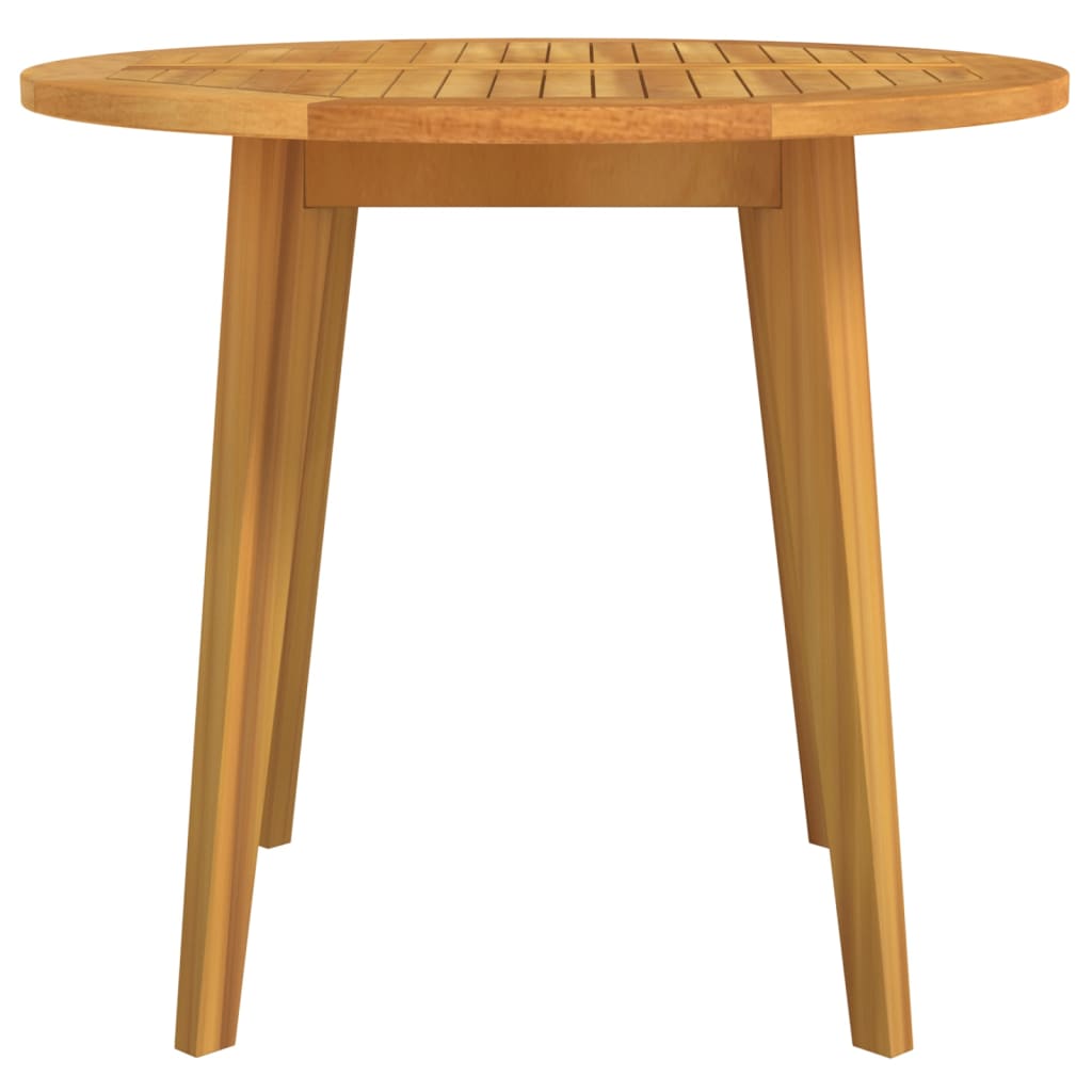 Tuintafel Ø85X75 Cm Massief Acaciahout