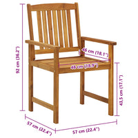 Tuinstoelen Massief Acaciahout