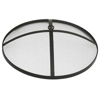 Vuurschaal En Barbecue 2-In-1 Met Pook 59X59X60 Cm Rvs Zwart