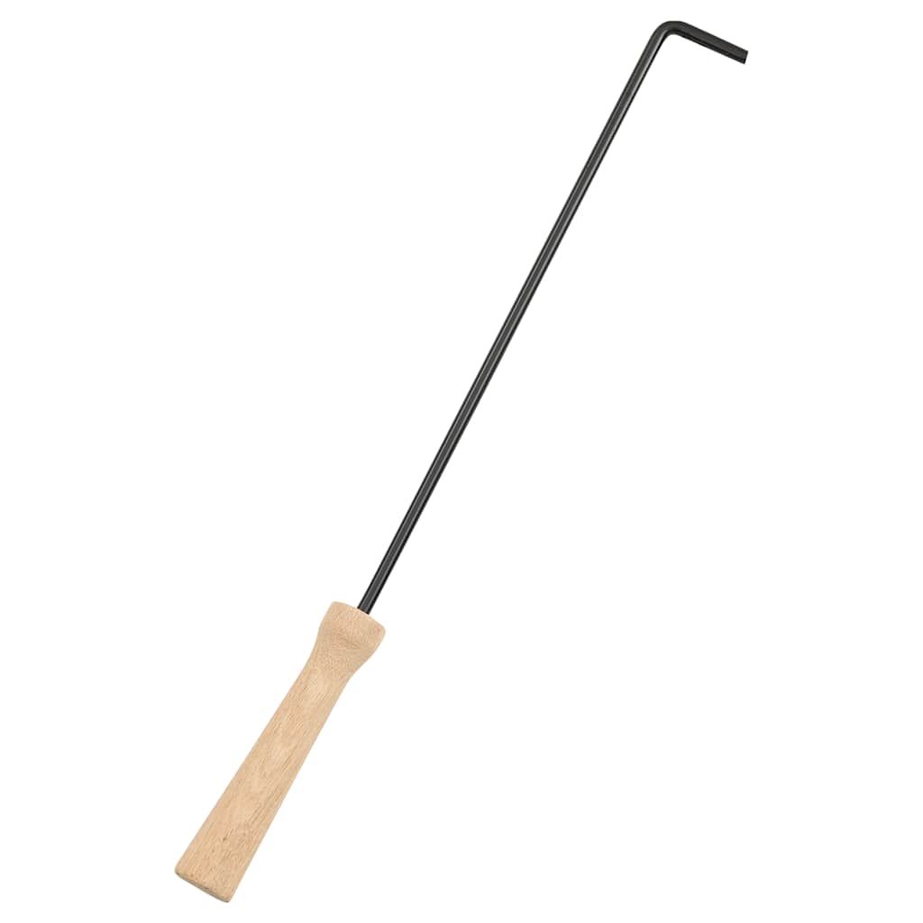 Vuurschaal En Barbecue 2-In-1 Met Pook 59X59X60 Cm Rvs Zwart