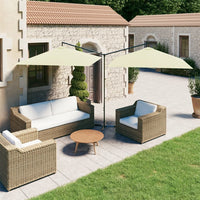 Parasol Dubbel Met Stalen Paal 600X300 Cm