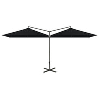 Parasol Dubbel Met Stalen Paal 600X300 Cm