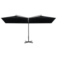 Parasol Dubbel Met Stalen Paal 600X300 Cm