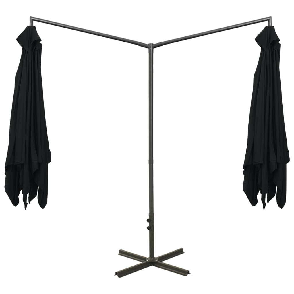 Parasol Dubbel Met Stalen Paal 600X300 Cm