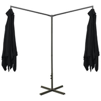 Parasol Dubbel Met Stalen Paal 600X300 Cm