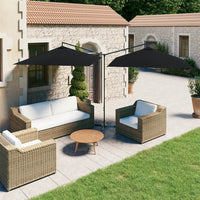 Parasol Dubbel Met Stalen Paal 600X300 Cm