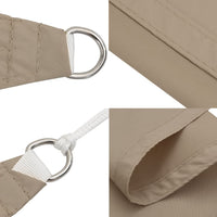 Zonnescherm Vierkant Oxford Stof Taupe