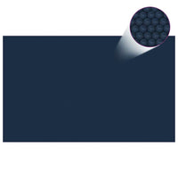 Zwembadfolie Solar Drijvend Pe Zwart En Blauw