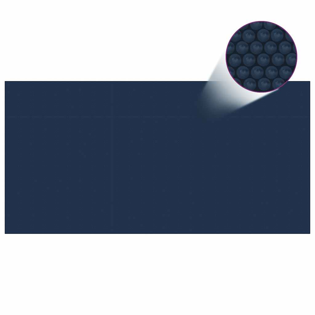 Zwembadfolie Solar Drijvend Pe Zwart En Blauw